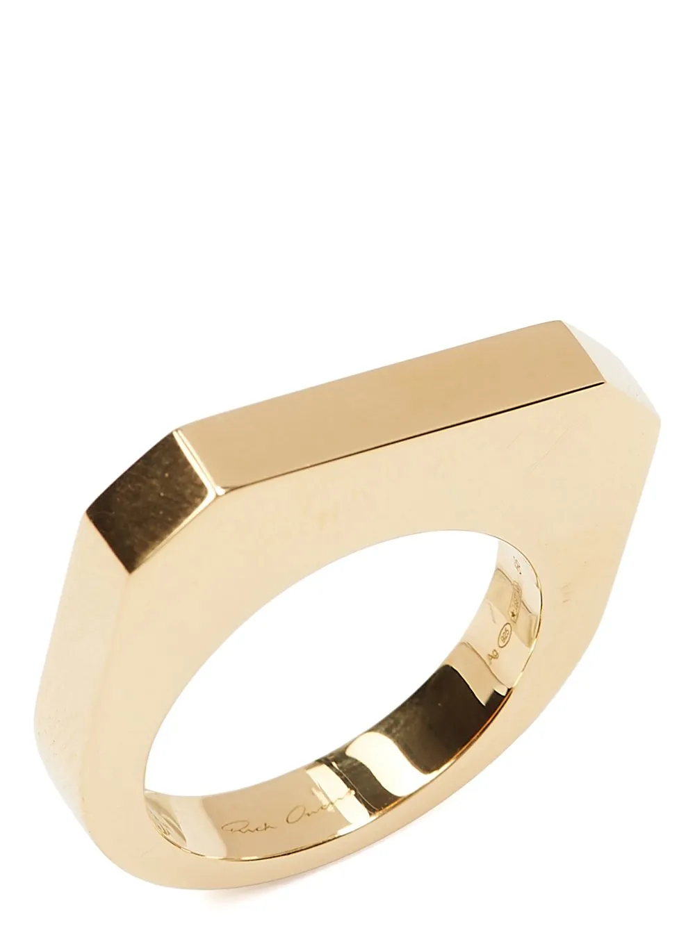 Rick Owens Ring In Gold Silver