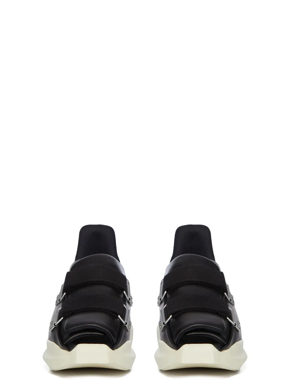 Rick Owens Temple Burritogeth In Milk/Milk Full Grain Calf Leather