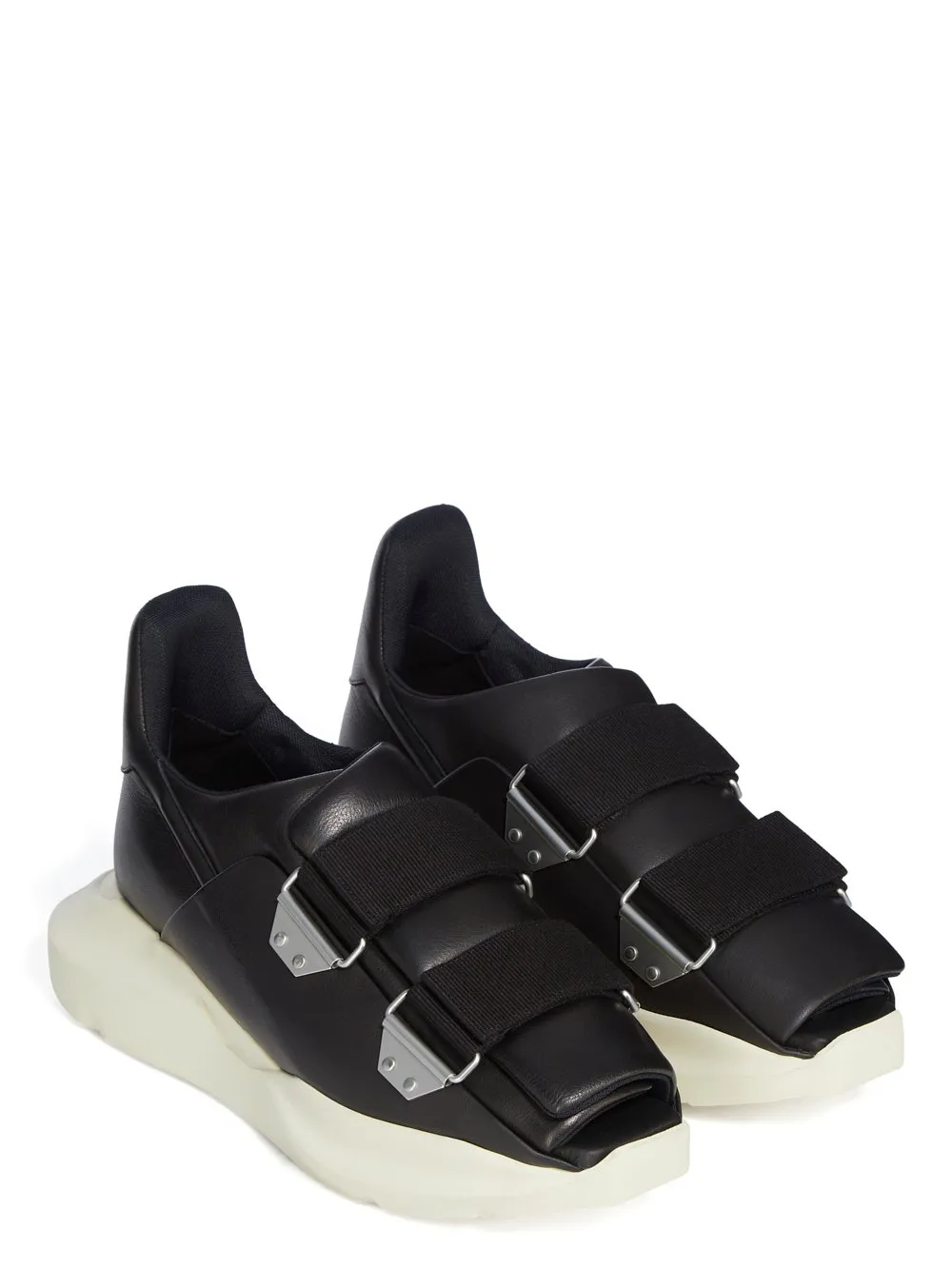 Rick Owens Temple Burritogeth In Milk/Milk Full Grain Calf Leather