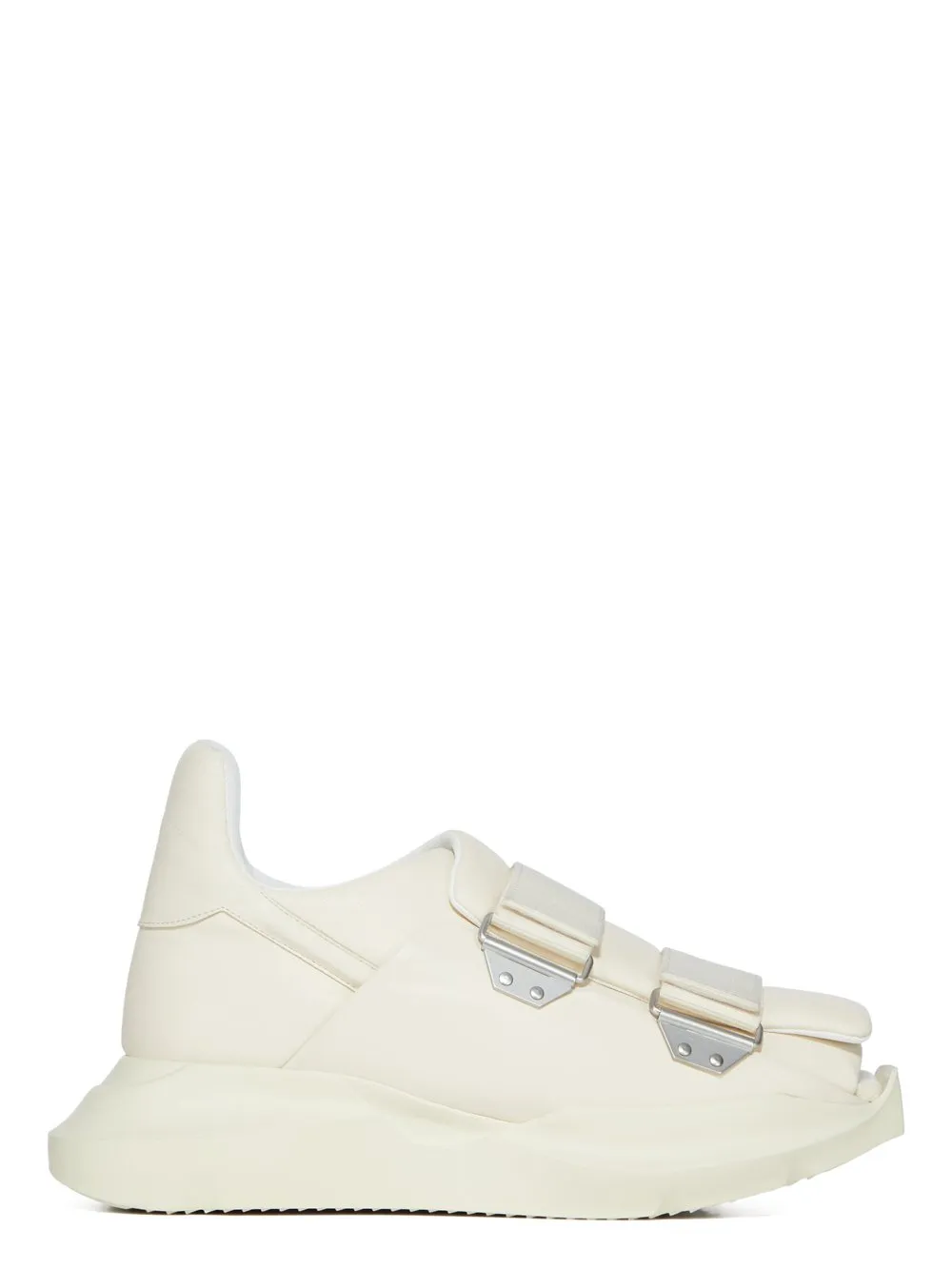 Rick Owens Temple Burritogeth In Milk/Milk Full Grain Calf Leather