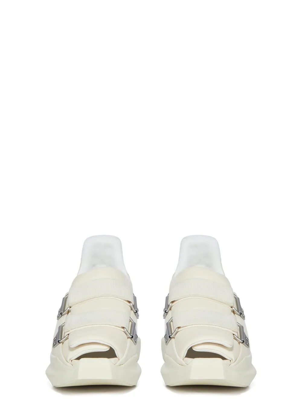 Rick Owens Temple Burritogeth In Milk/Milk Full Grain Calf Leather