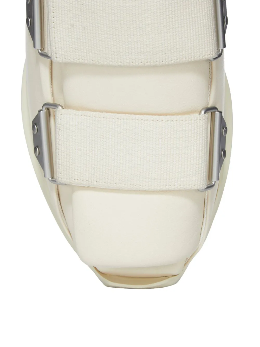 Rick Owens Temple Burritogeth In Milk/Milk Full Grain Calf Leather