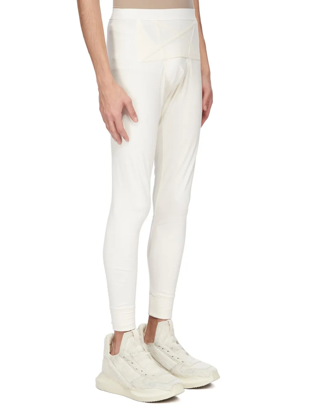 Rick Owens Concordians Runway Thermal Bottom In Natural Thermal Jersey