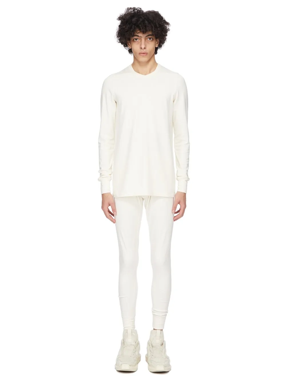 Rick Owens Concordians Runway Thermal Bottom In Natural Thermal Jersey