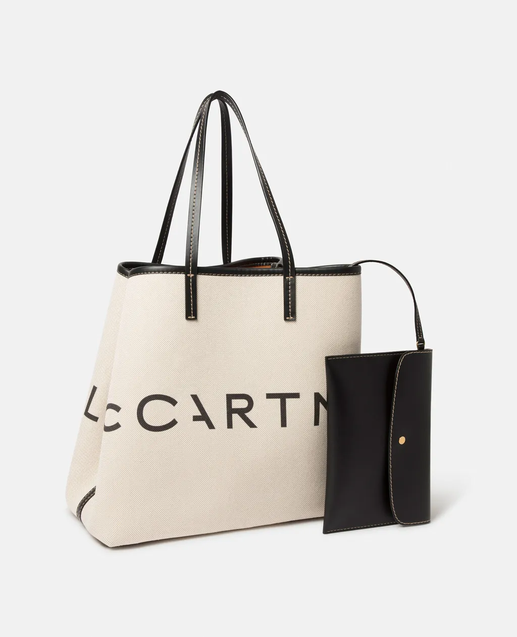Stella Mccartney Logo Printed Tote Bag