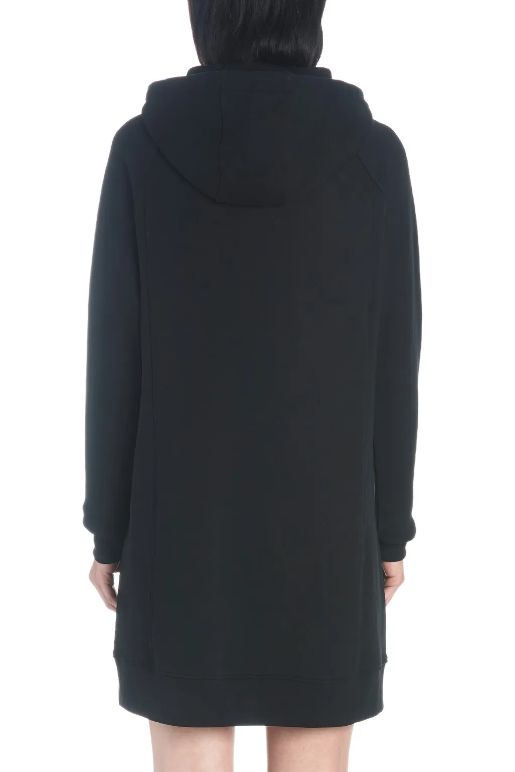 Black Circus Teddy Printed Hoodie Dress