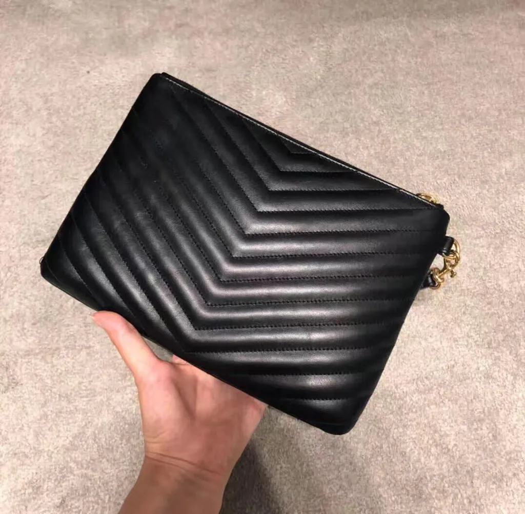 Saint Laurent Cassandre Matelassé A5 Pouch