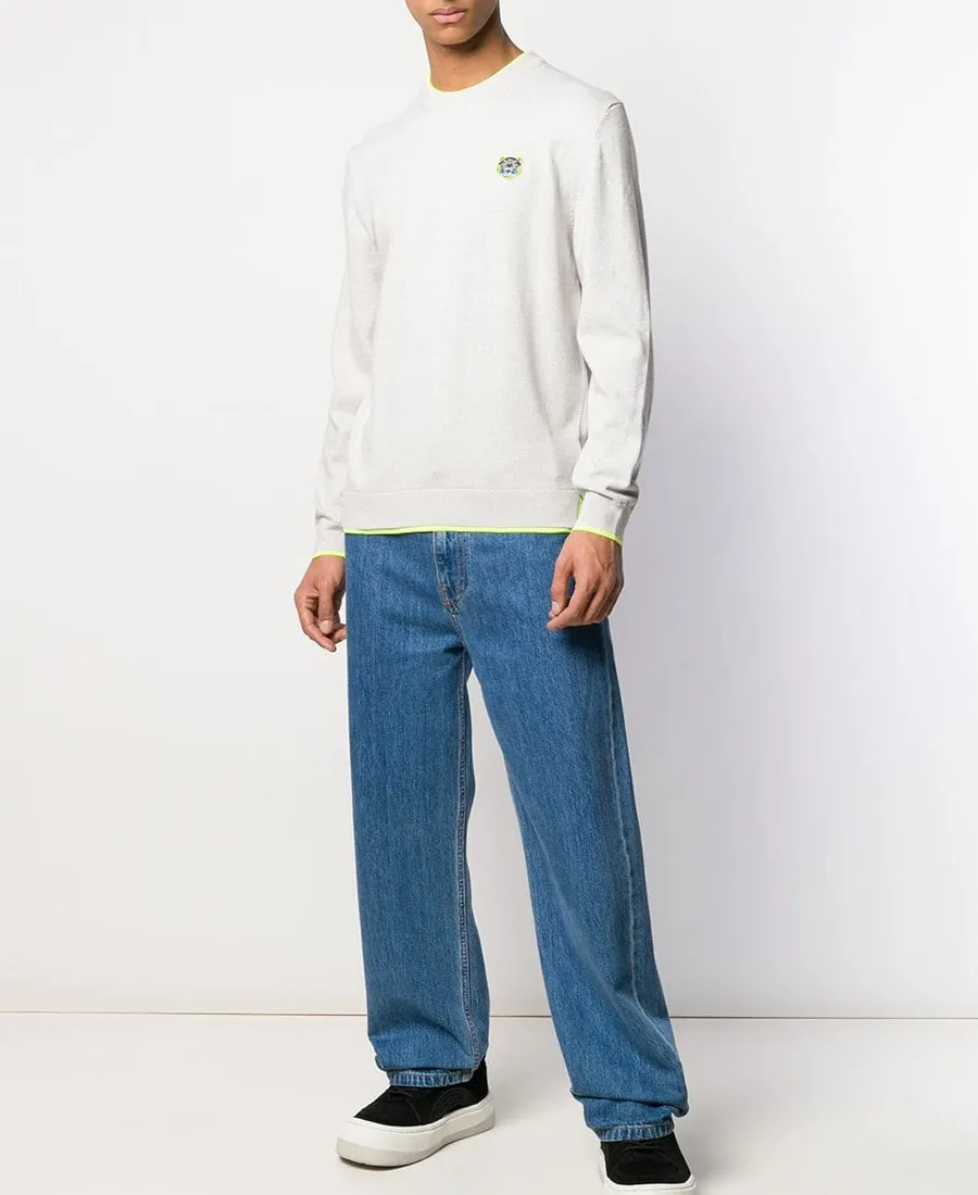 Round-Necked Logo Pullover