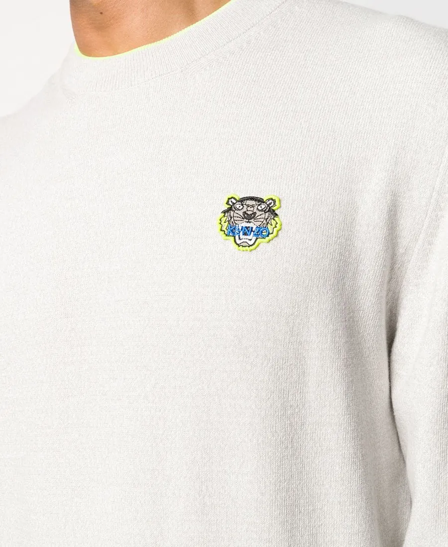 Round-Necked Logo Pullover
