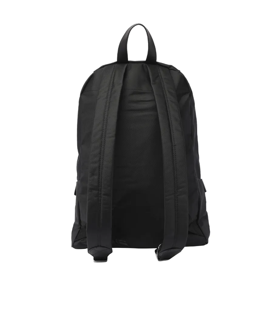 Marc Jacobs The Biker Logo-Patch Zipped Large Backpack