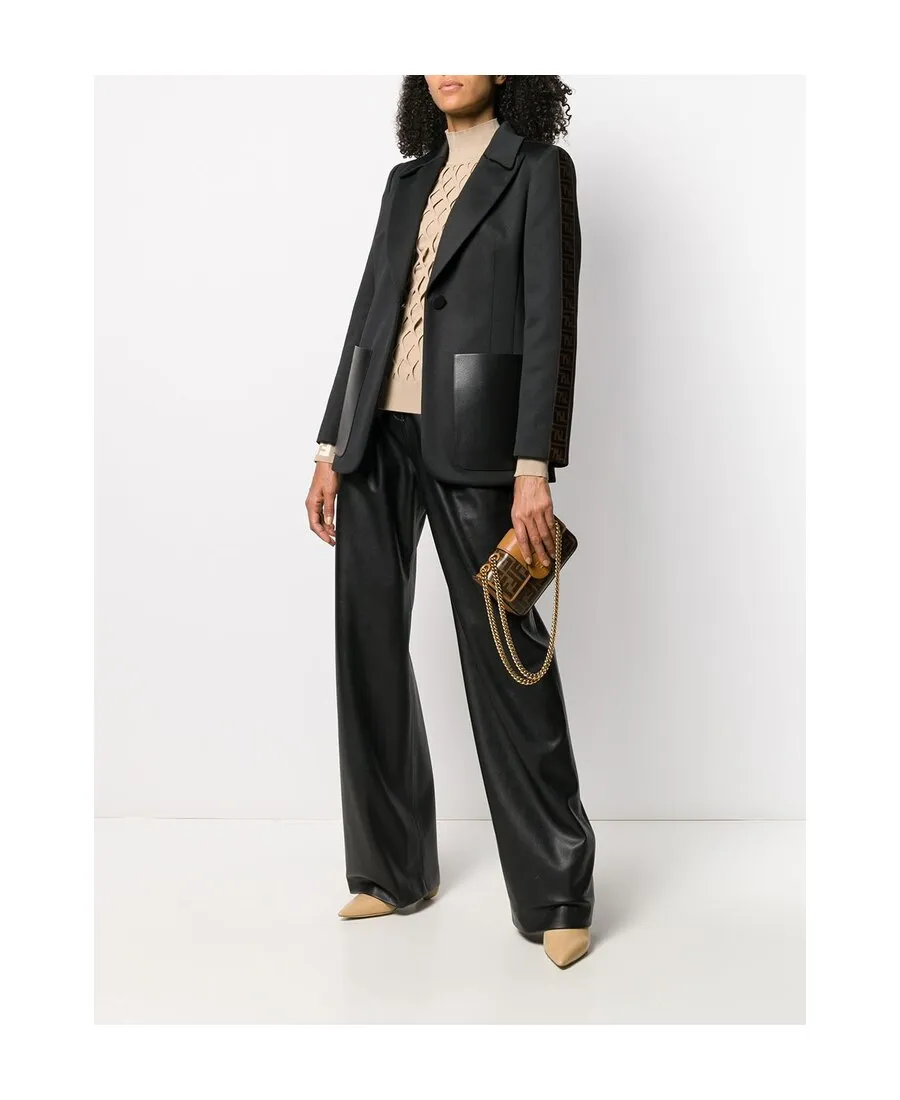 Ff Motif Stripe Blazer