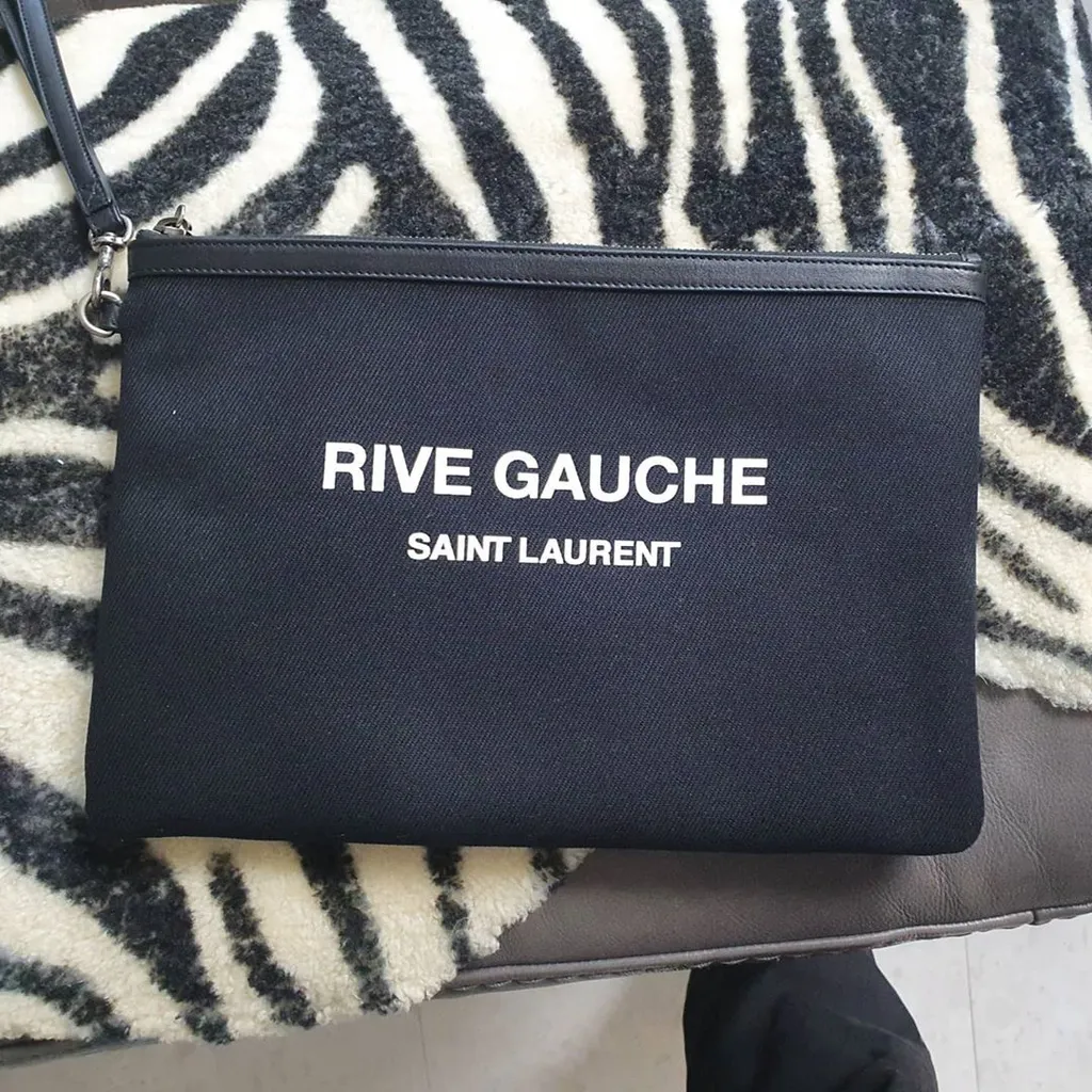 Rive Gauche Zipped Pouch