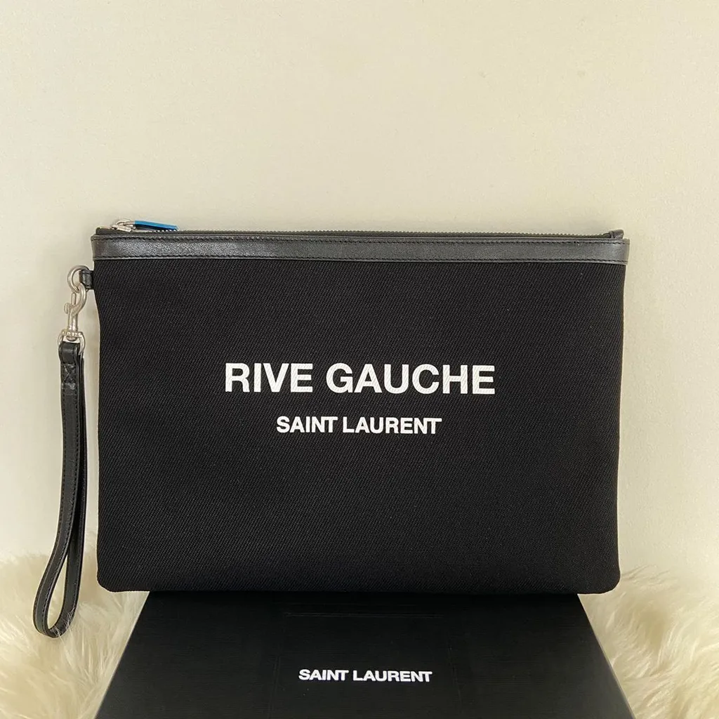 Rive Gauche Zipped Pouch