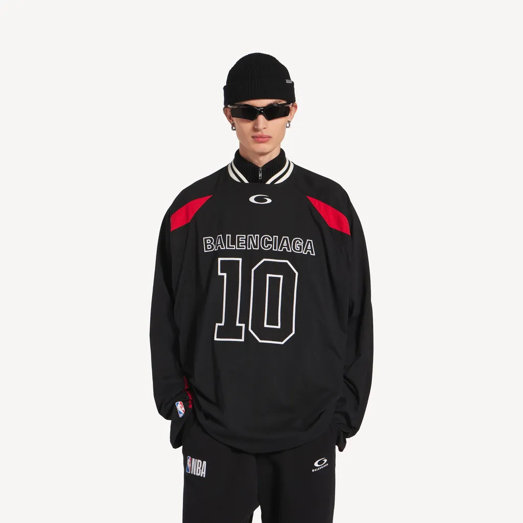 | Nba Collaboration Oversized Long Sleeve T-Shirt