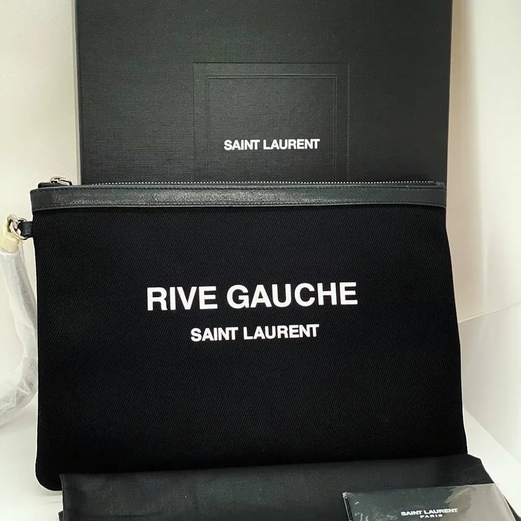Rive Gauche Zipped Pouch