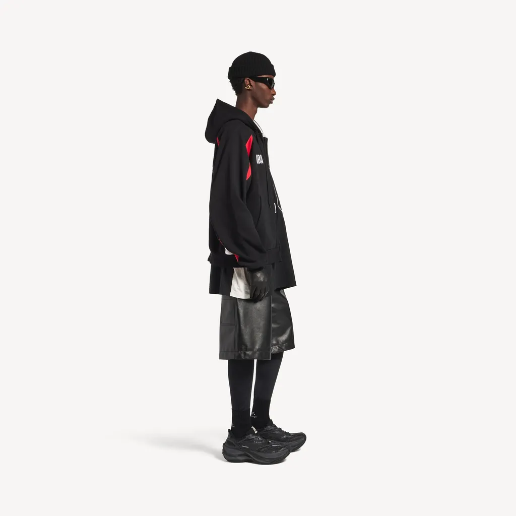 | Nba Collaboration Oversized Zip-Up Hoodie
