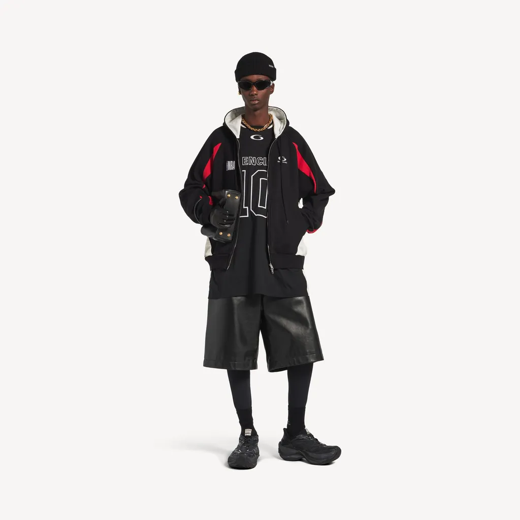 | Nba Collaboration Oversized Zip-Up Hoodie