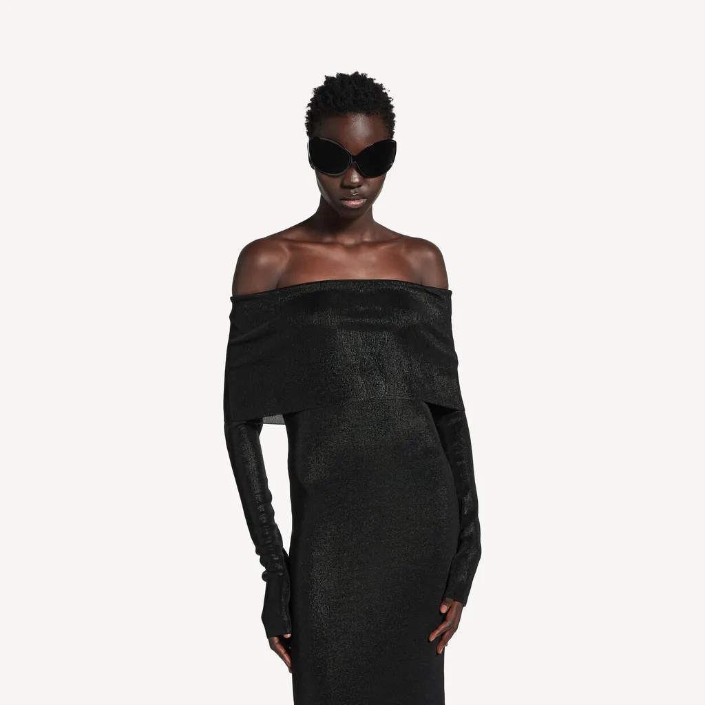 Off-Shoulder Maxi Dress