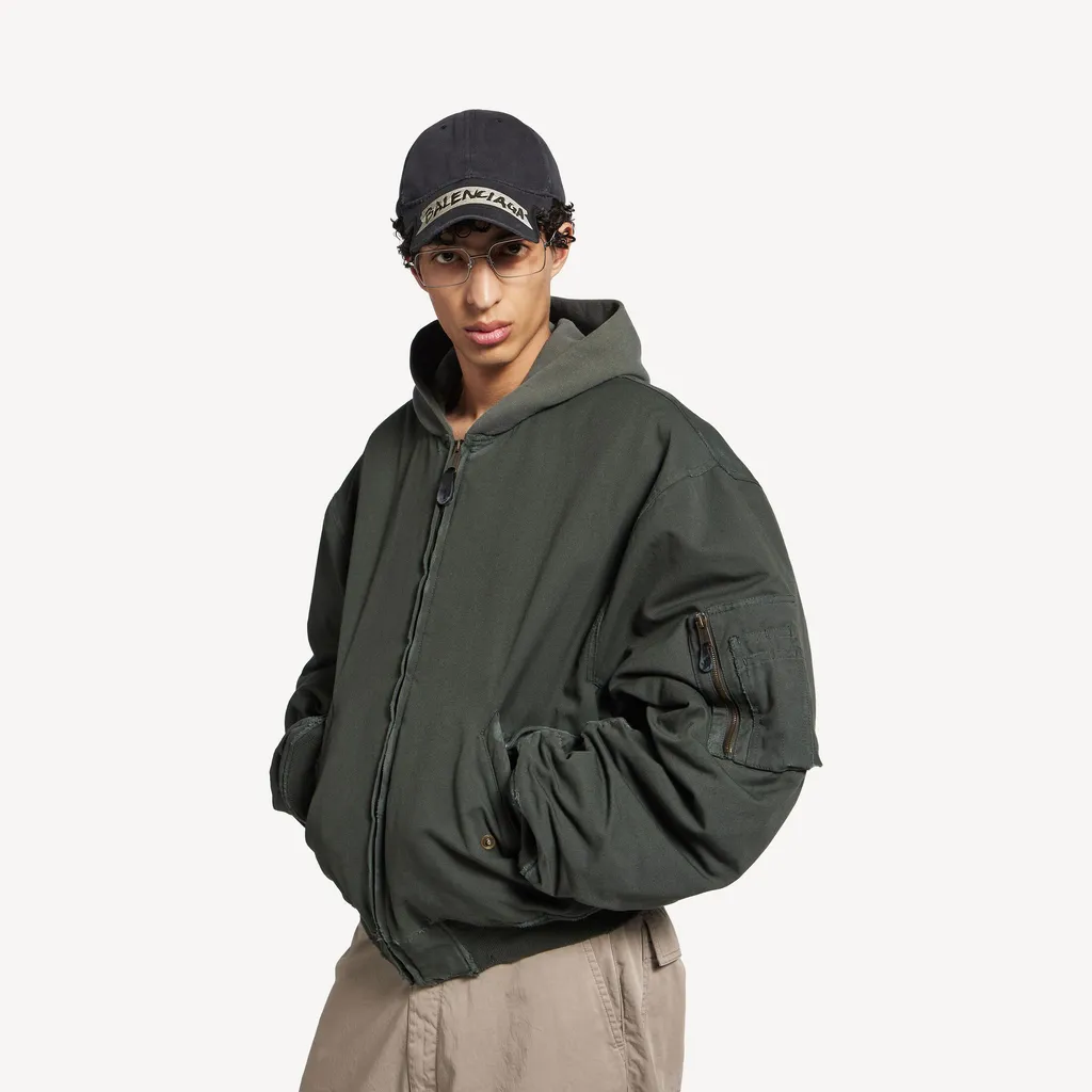 Hooded Standard Bomber Jacket