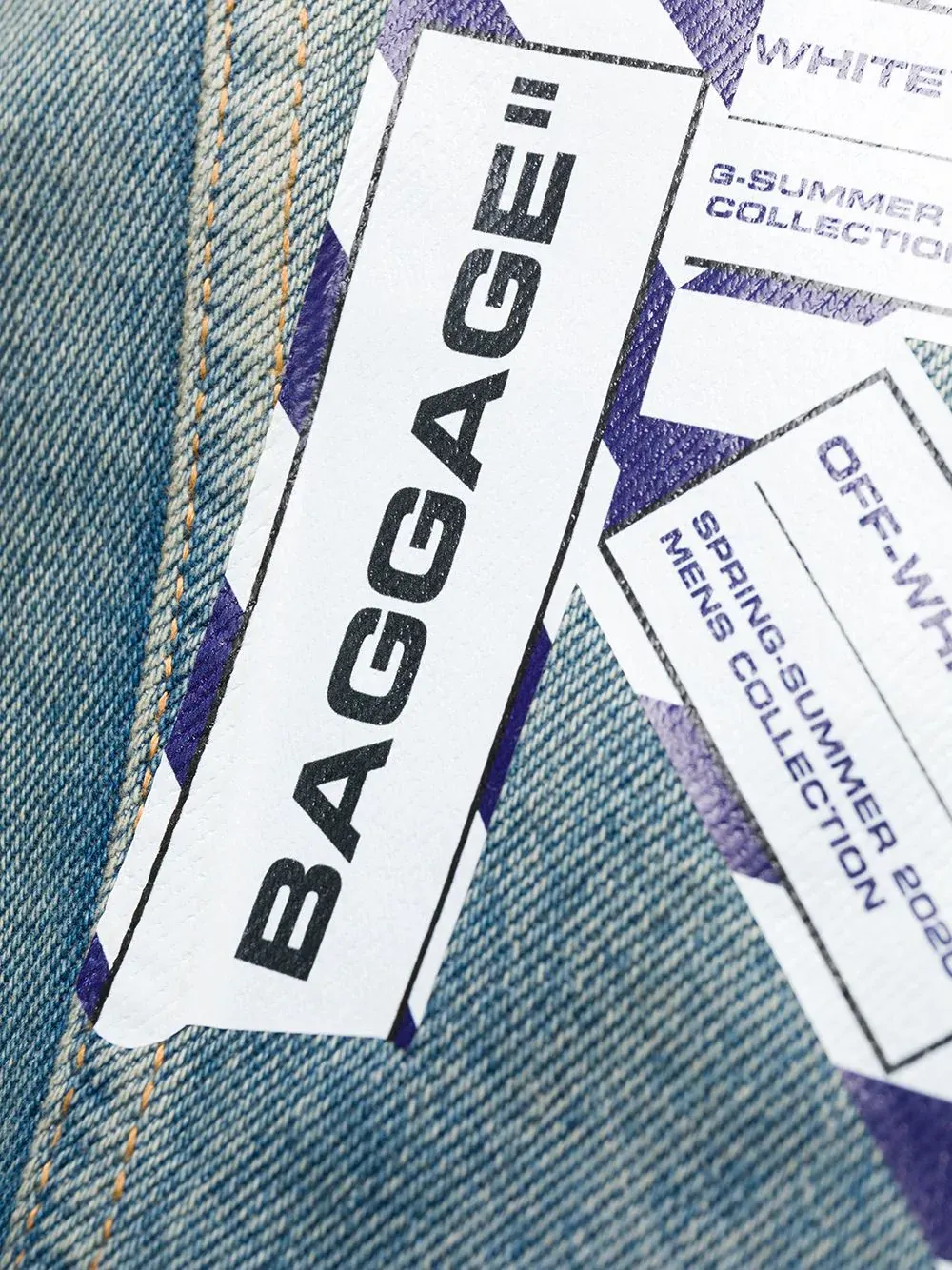 Airport Tape Denim Jacket