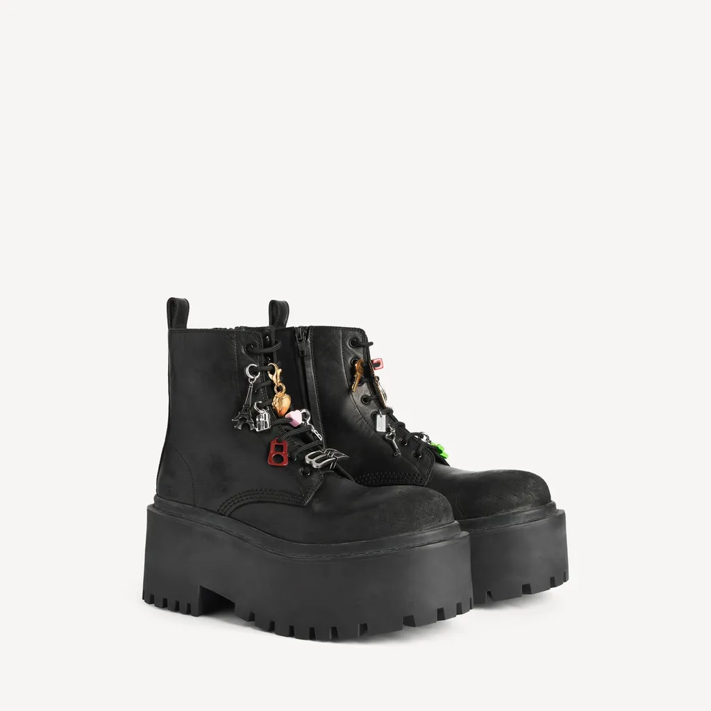 Strike Platform Bootie With Charms