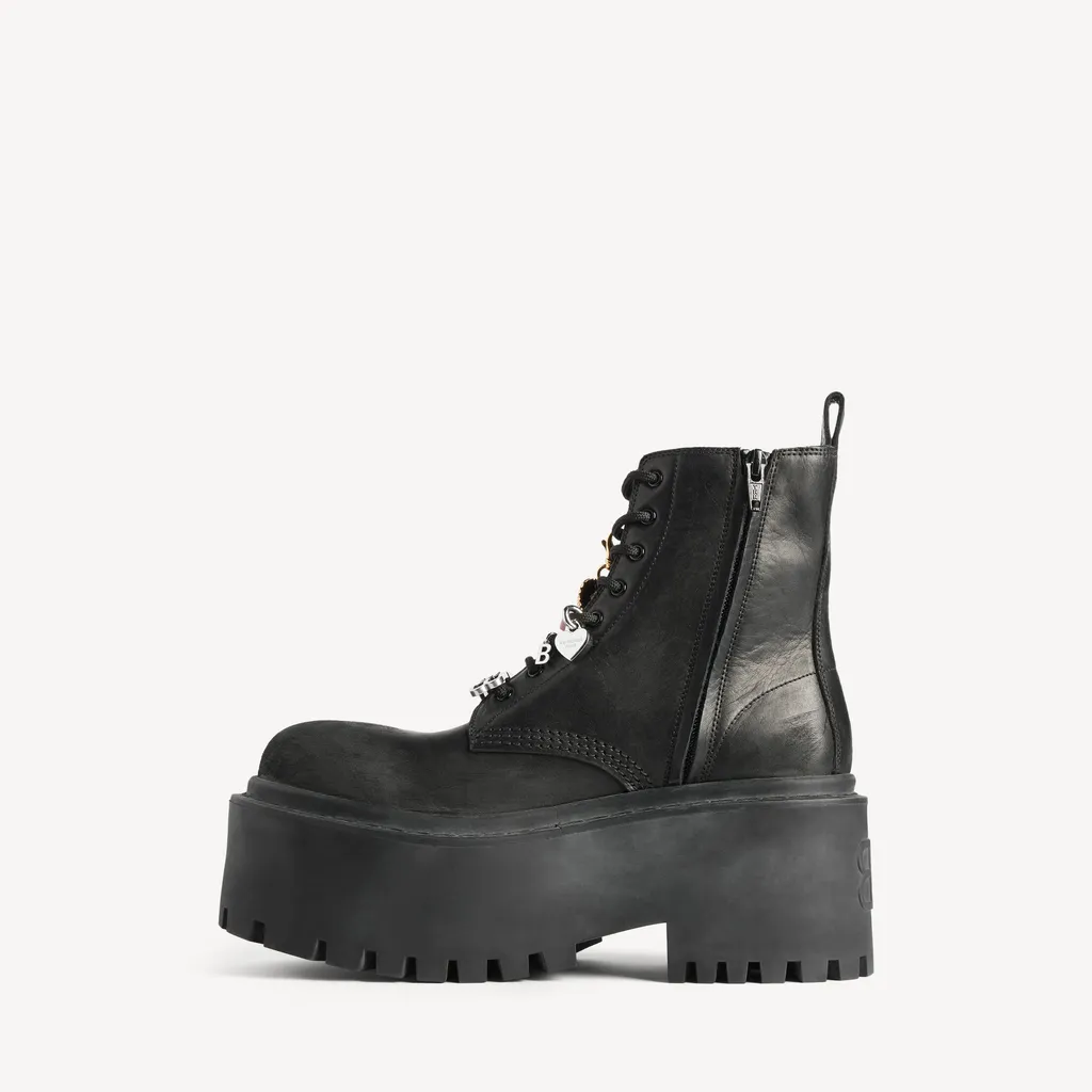 Strike Platform Bootie With Charms