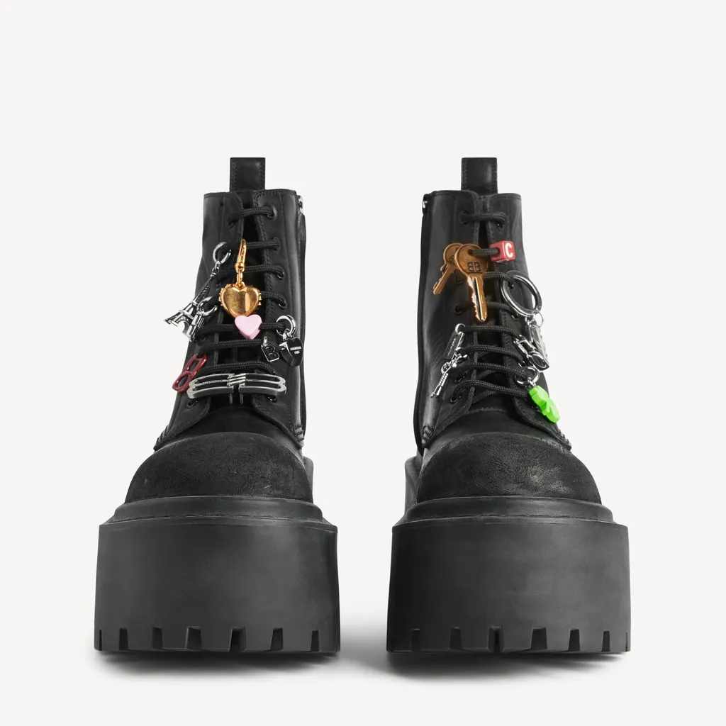 Strike Platform Bootie With Charms