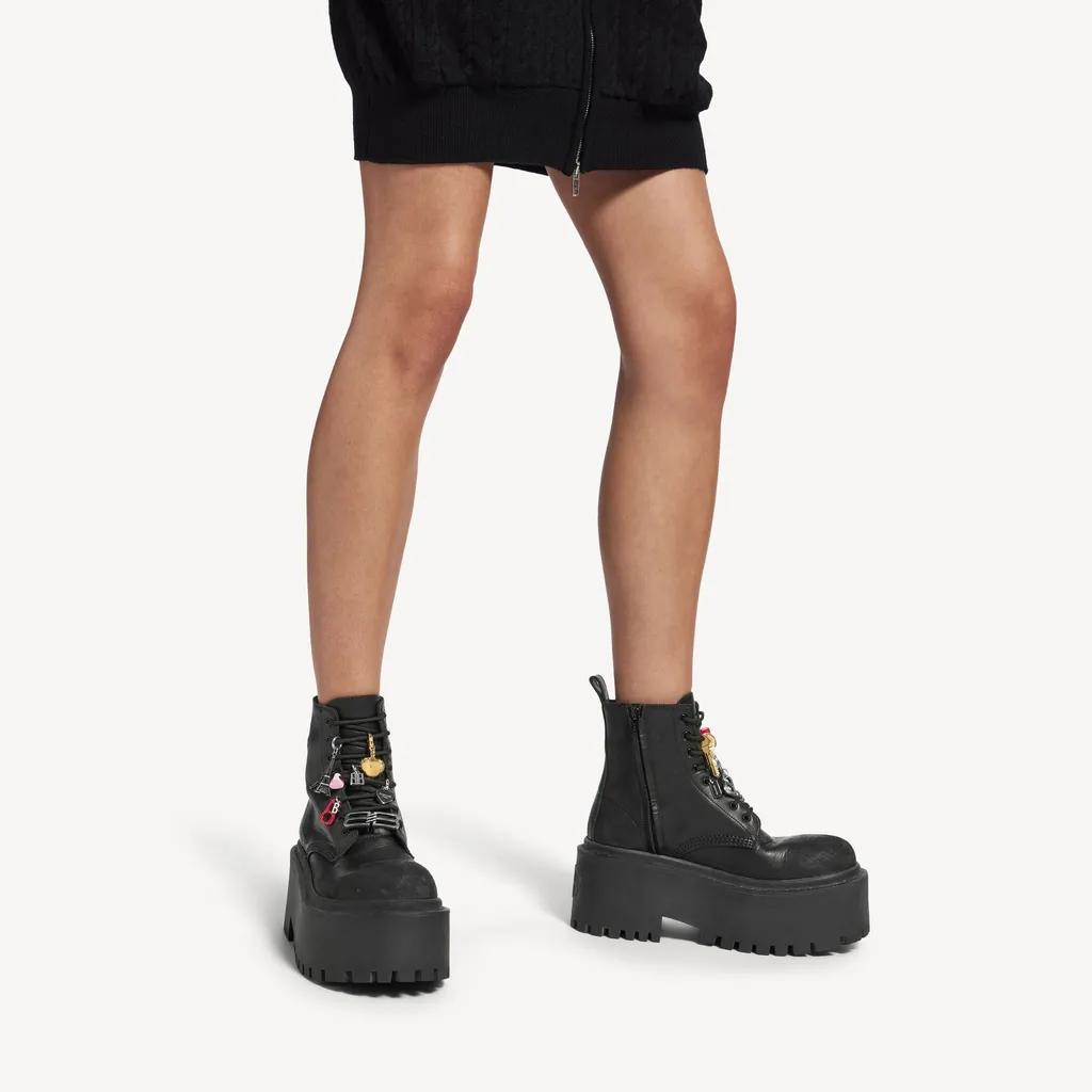 Strike Platform Bootie With Charms