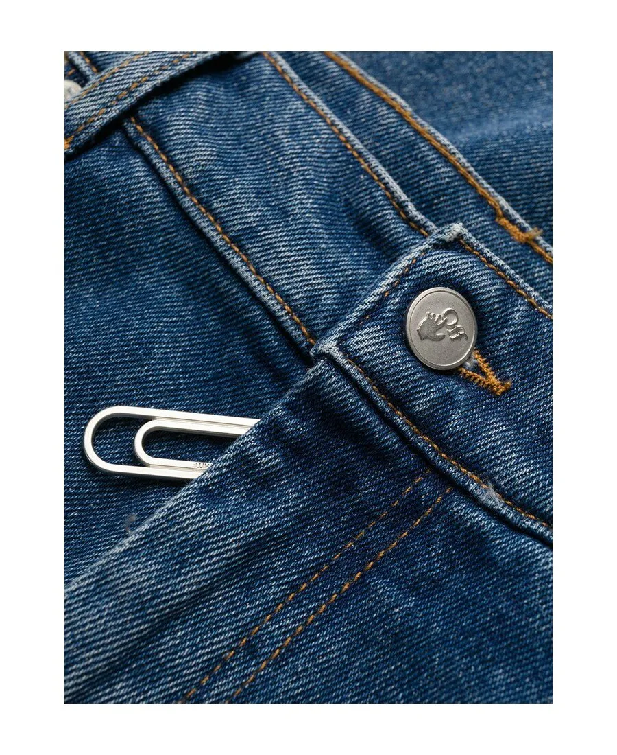 Logo Print Slim-Fit Jeans