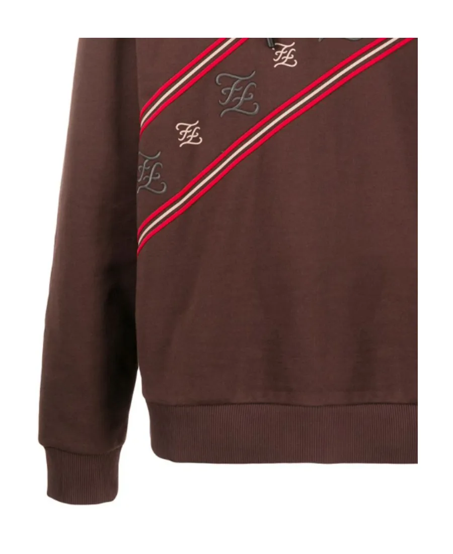 Ff Pattern Embroidered Sweater