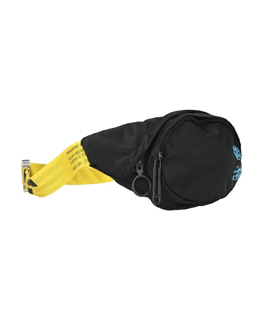 Patch Detail Nylon Belt Bag