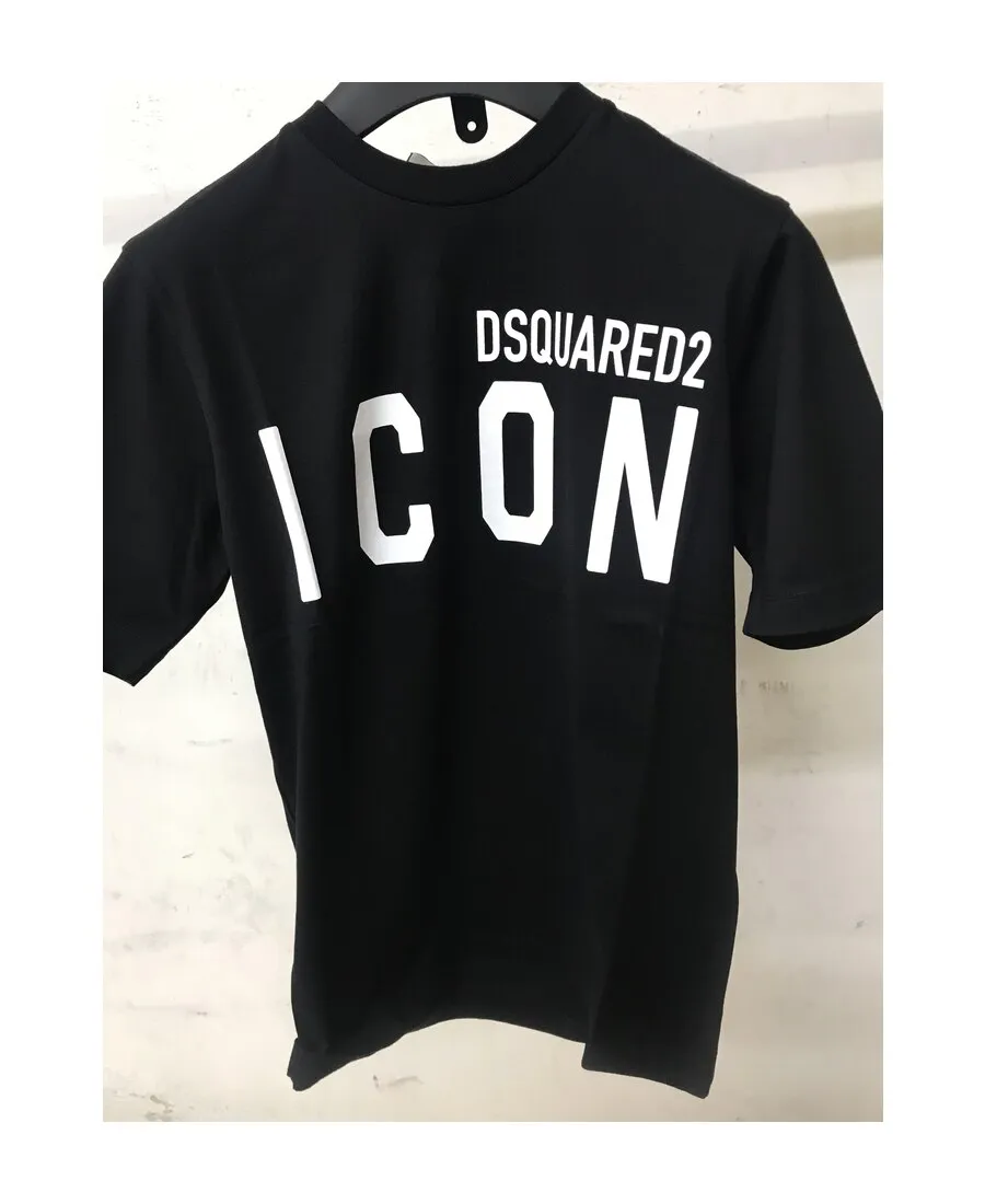 Dsquared2 Icon Logo Printed Crewneck T-Shirt