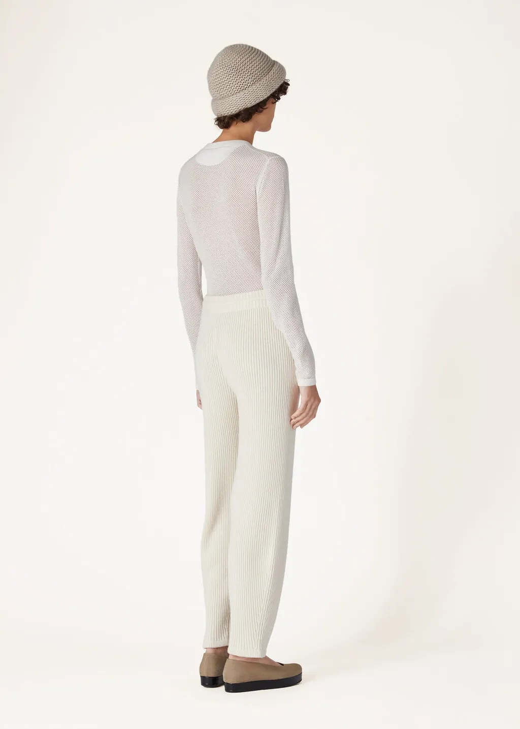 Round Collar Long Sleeve Sweater