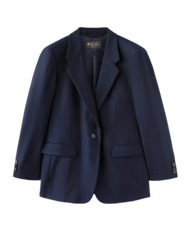 Loro Piana Single-Breasted Tailored Blazer