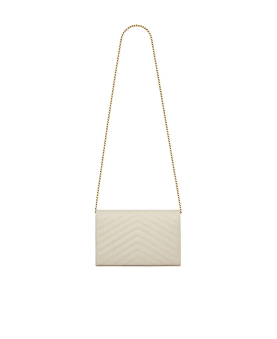 Saint Laurent Classic Cassandre Chain Wallet