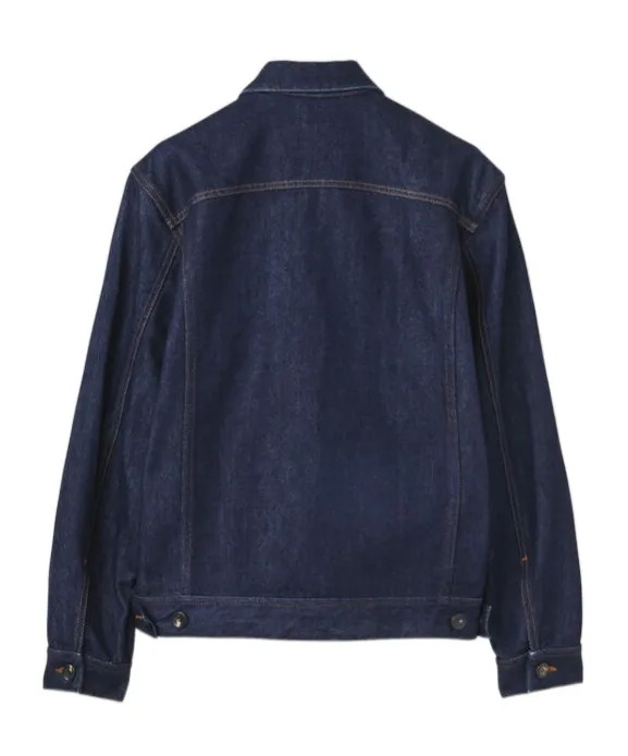 Long-Sleeved Denim Coat