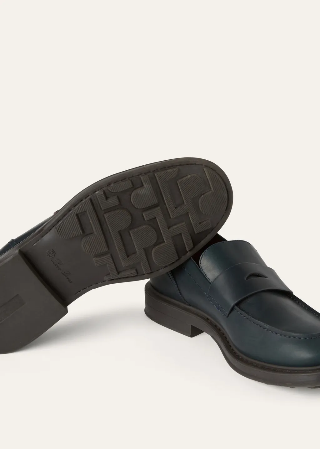 Travis Penny-Slot Leather Loafers