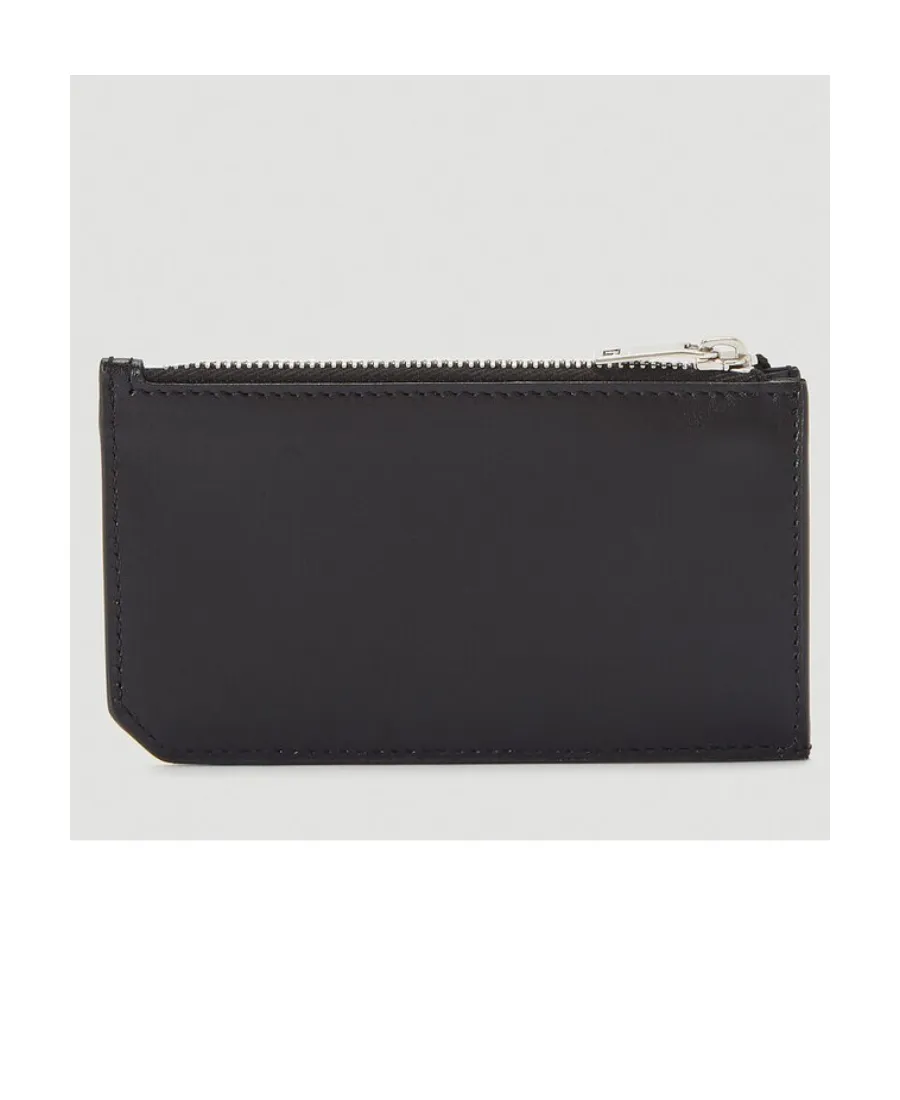 Saint Laurent Logo Detailed Zip-Up Cardholder