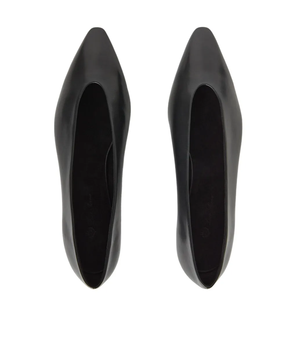 Loro Piana Rebecca Pointed-Toe Ballerina Shoes