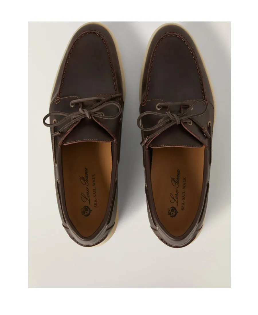 Loro Piana Lace-Up Flat Shoes