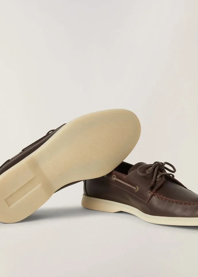 Loro Piana Lace-Up Flat Shoes