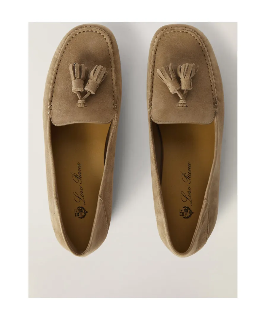 Loro Piana Tassel Detailed Slip-On Loafers