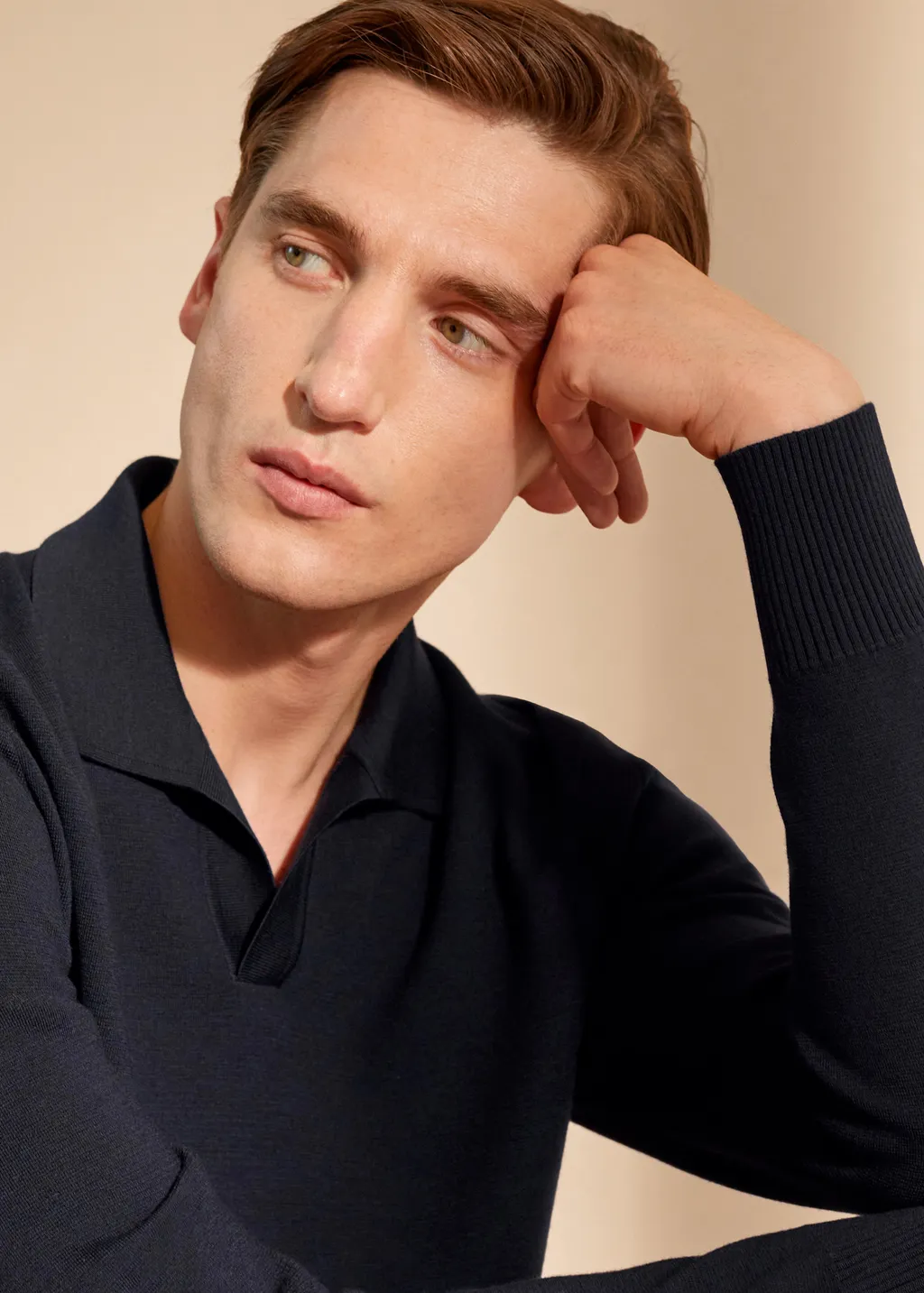 Loro Piana Buttonless Polo Shirt