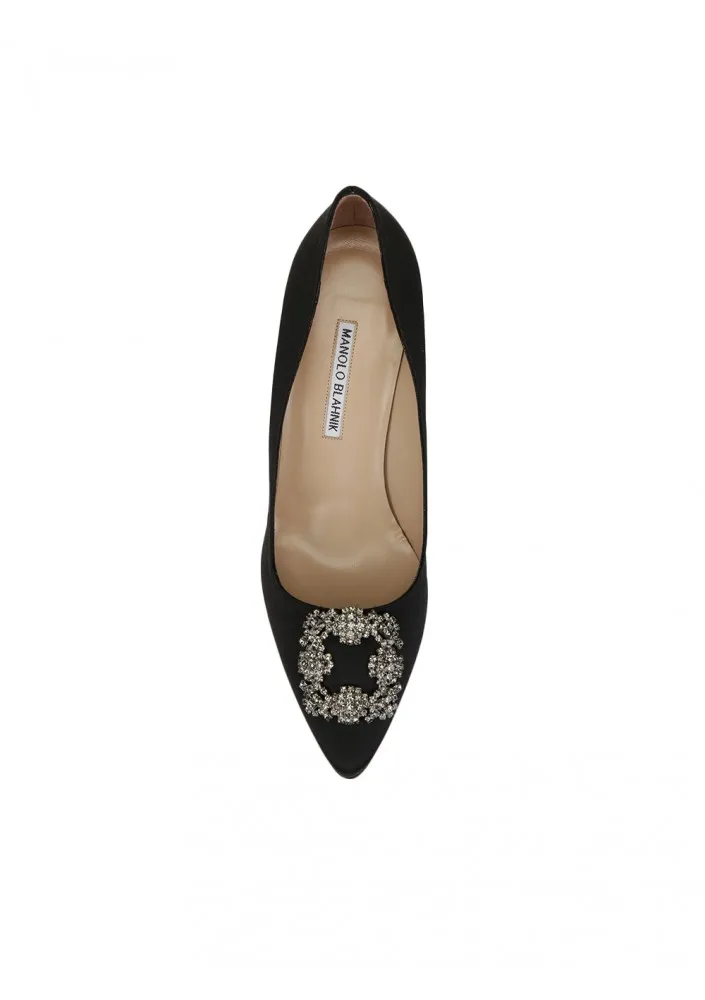 Manolo Blahnik Hangisi Embellished Pointed Toe Pumps