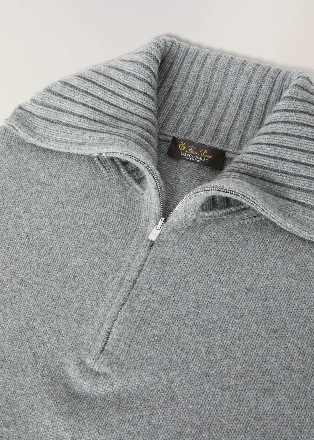 Half Zipper Long-Sleeved Sweater