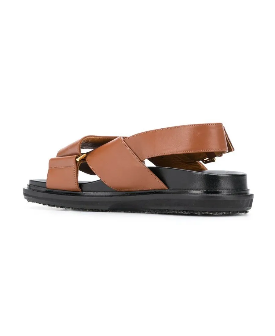 Marni Criss-Cross Fussbett Sandals