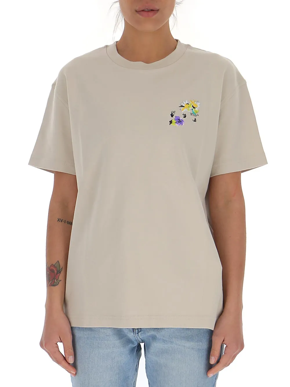 Check Arrows Print T-Shirt