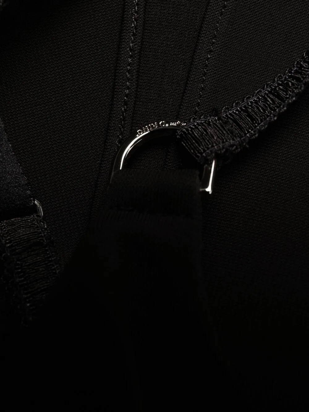 Off-White Logo Detail Draped Mini Dress