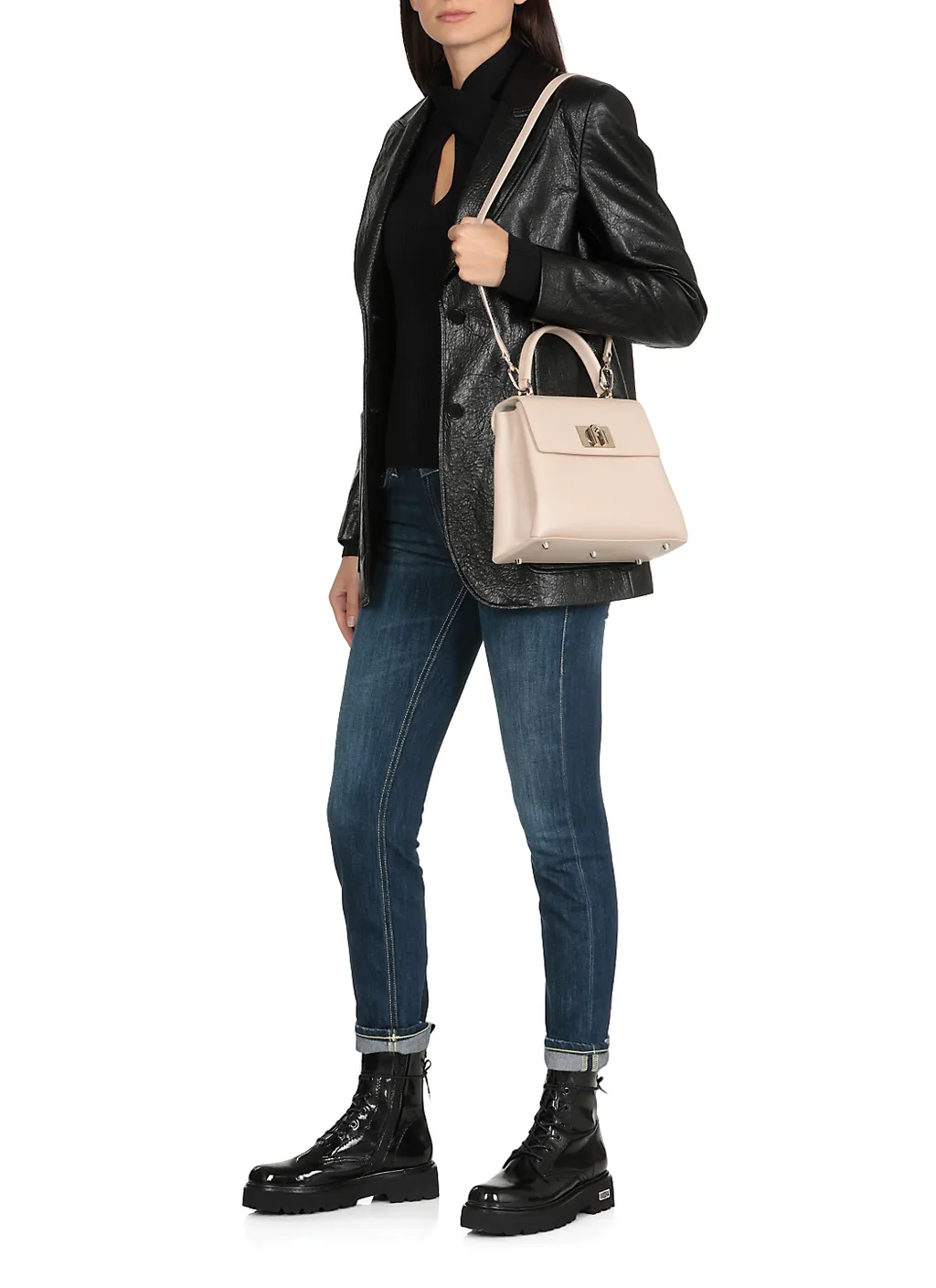 Furla 1927 Foldover Small Tote Bag
