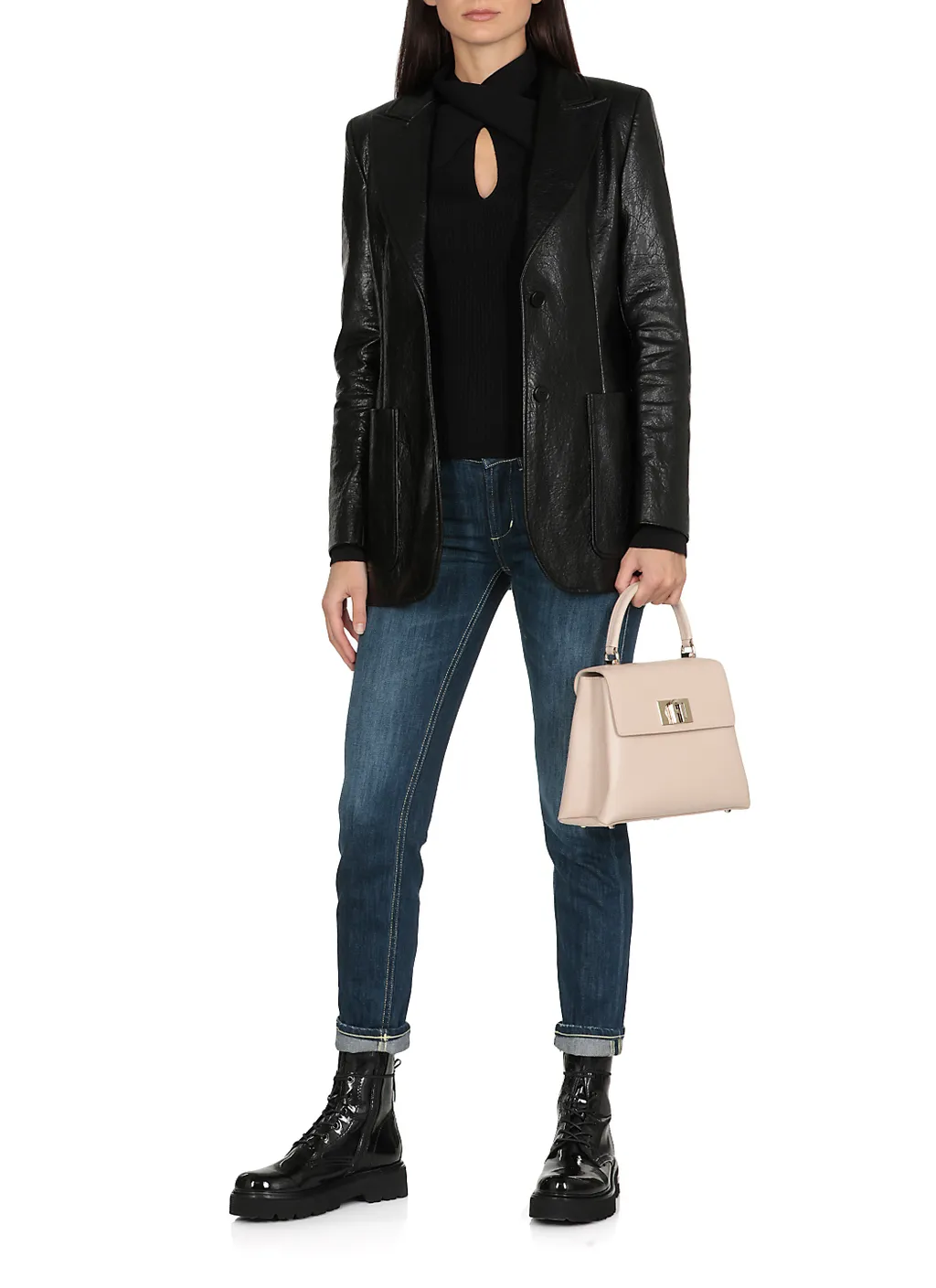 Furla 1927 Foldover Small Tote Bag